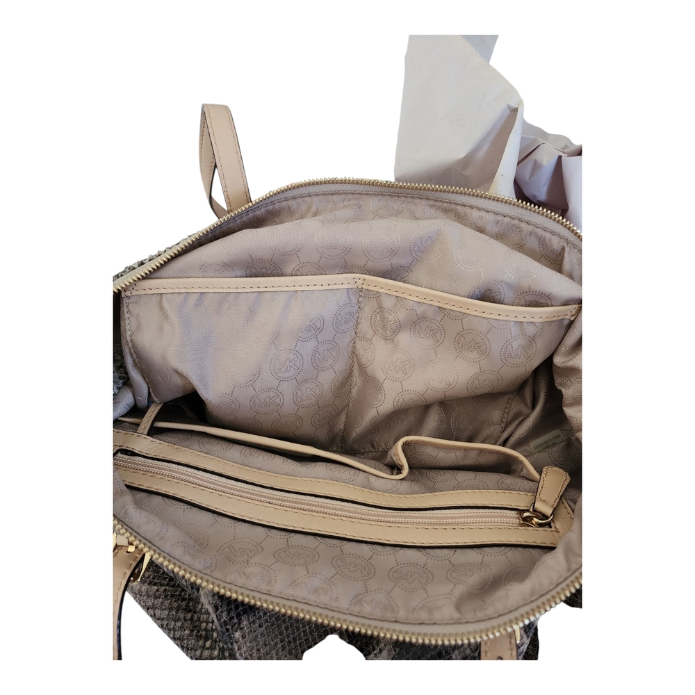 Michael Kors Large Snake Skin Python Leather Zipp… - image 8